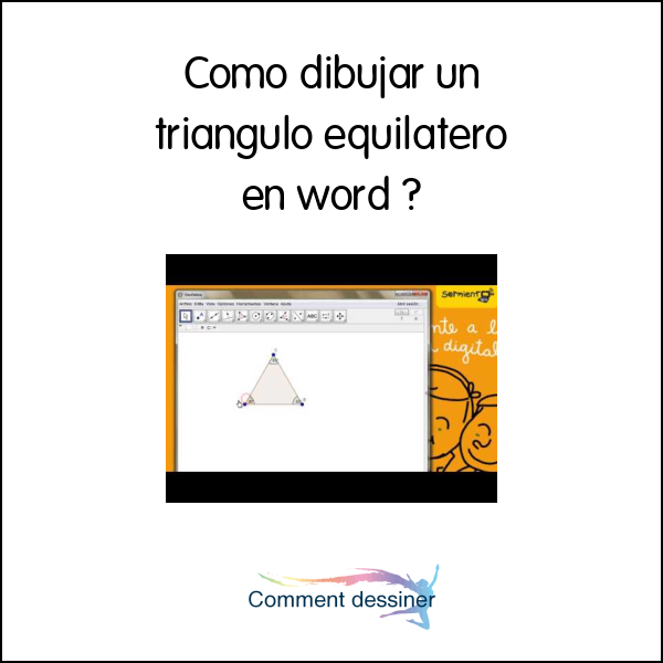 Como dibujar un triangulo equilatero en word